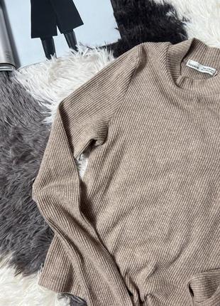 Гольф в рубчик водолазка2 фото