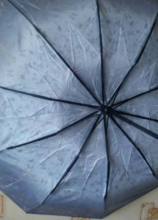 Зонт полуавтомат сверкающий,сатин.5 фото