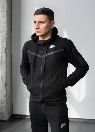 Костюм спортивний nike teach black! костюм чоловічий спортивний найк весна-літо! спортивный костюм весняний nike!2 фото