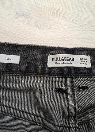 Джинсы серые pull &amp; bear 2