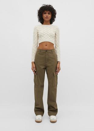 Штани-карго stradivarius
