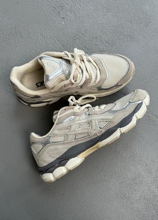 Асікс гел нік asics gel-nyc beige1 фото