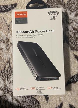 Joyroom jr-t012 павер банк 10000mah чорний