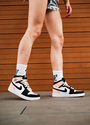 Женские кроссовки jordan retro 1 high люкс качество