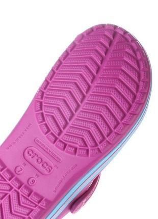 Крокс крокбенд клог фіолетові crocs crocband clog  candy pink teal blue white gum10 фото