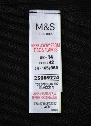 Легкий джемпер с коротким рукавом в рубчик per una marks & spencer7 фото