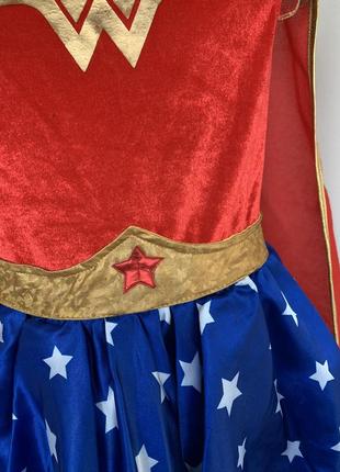 Wonder woman вандервумен чудо женщина супергерой платье карнавальное4 фото