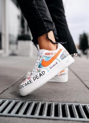 Кросівки Nike Air Force 1 Utility QS Volt 1 low graffiti  кроссовки