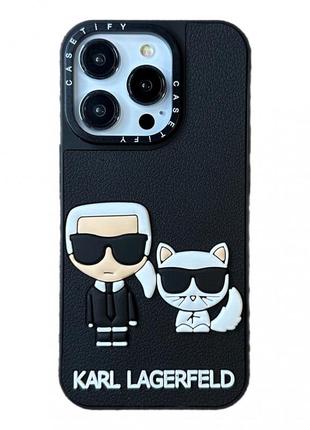 Casetify karl lagerfeld tpu case — iphone 13 pro — 1981 фото