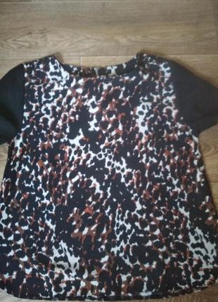 Яскрава з леопардовим принтом блуза від esmara, євро 38-40,наш 44/46р4 фото