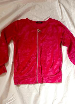 Ярко розовая зип кофточка для девочки george
