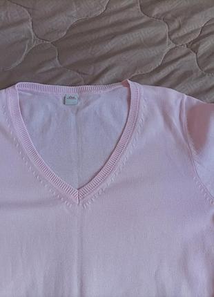 Лонгслив розовый 2