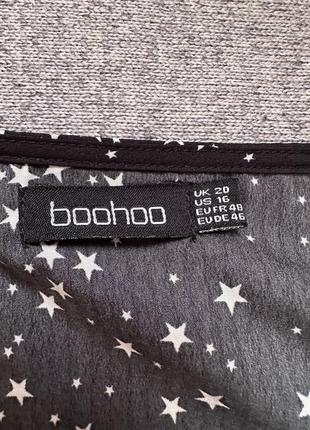 Жіноча довга літня сукня халат зірковий принт boohoo6 фото