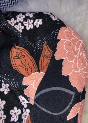 Сукня-сорочка сарафан поясом квітковий принт віскоза10 фото