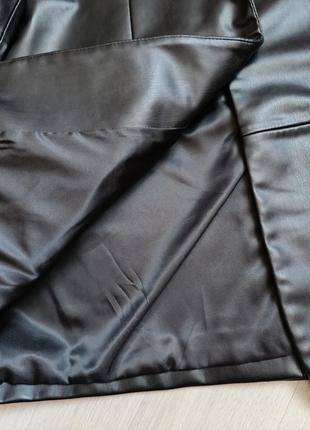 Шкіряний піджак zara жакет оверсайз з еко-шкіри