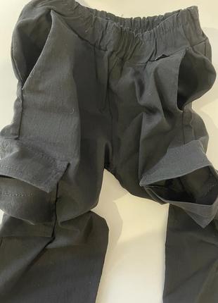 Джоггеры с карманами карго штаны для девочки 7-11 лет8 фото
