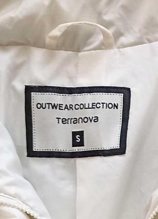 Куртка белая   демисезонная terranova  размер s4 фото