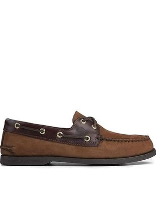 Топ-сайдеры sperry top-sider 2-eye brown buck новые, оригинал