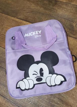 Сумка портфель микки детский серенитовый фиолетовый6 фото