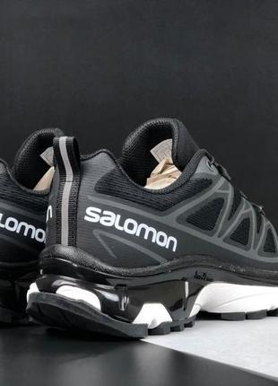 Salomon xt6 кроссовки мужские черные с белым топ качество саломон кеды сетка текстильные легкие весенние летние демисезонные демисезон низкие кожа кожа кожа6 фото