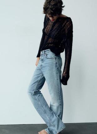 Длинные свободные джинсы от zara, 34р, оригинал7 фото