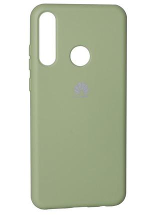 Original silicone cover case — huawei y6p — green