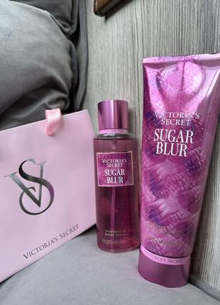 Спрей та лосьйон victoria’s secret sugar blur