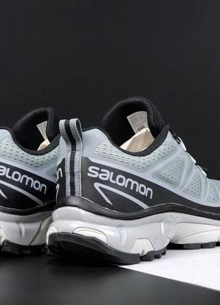 Salomon xt6 кроссовки мужские серые с черным топ качество саломон кеды сетка текстильные легкие весенние летние демисезонные демисезон низкие кожа кожа кожа3 фото