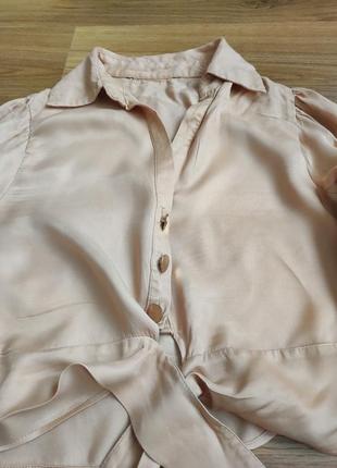 Стильна легка шифонова сорочка, блуза, топ3 фото