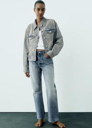 Прямые джинсы zara, 46р, оригинал2 фото