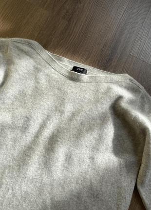 Кофтинка светр кофта сірий сіра меланж f&f100% кашемір1 фото