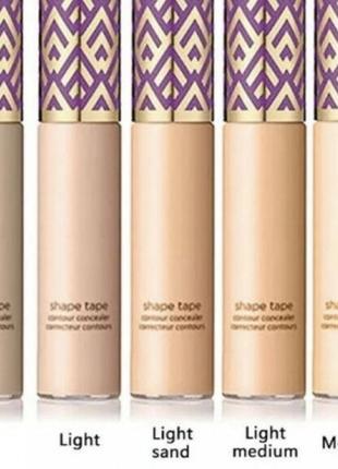 Консилер tarte shape tape contour concealer оттенок light sand (10 мл)2 фото