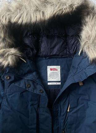 Пуховик тепла куртка fjallraven signi jacket xs