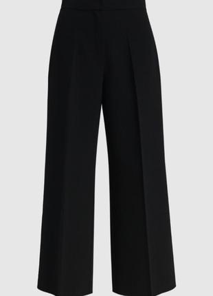 M&s. черные широкие брюки. р. 12