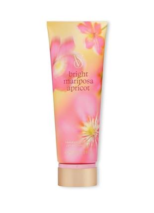 Парфюмированный увлажняющий лосьон victorias secret bright. mariposa. apricot.