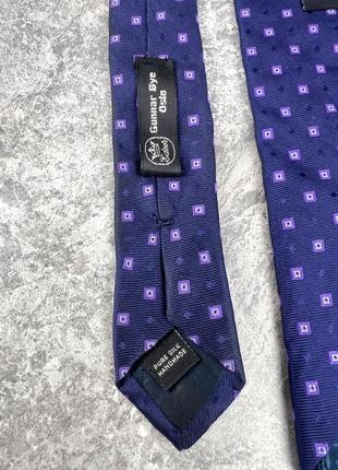 Галстук фирменный edsor kronen, шелковый, фиолетовый, 8.5 см7 фото
