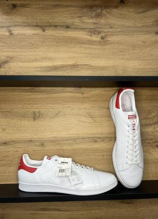 Кроссовки adidas stan smith white red 52,5 - 53,5