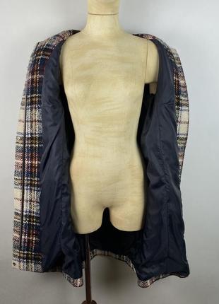 Яркое женское пальто hugo boss mollies multicolour @ coat size 426 фото