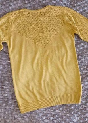 Трикотажна кофта светр ажурної вязки2 фото
