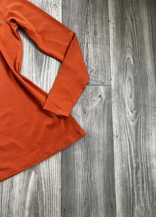 Лонгслів базовий теракот човник 5