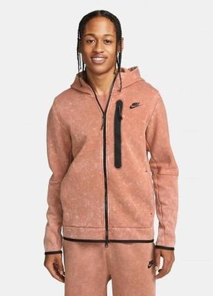 Кофта tech fleece wash full-zip hoodie nike2 фото