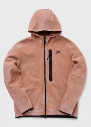 Кофта tech fleece wash full-zip hoodie nike