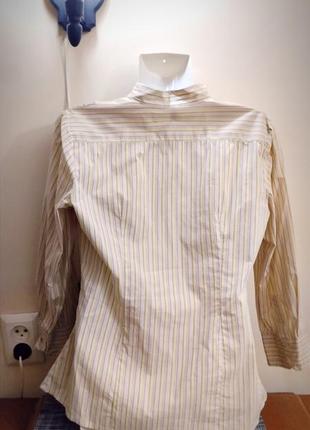 Блуза-рубашка от benetton, хлопок, р.,s2 фото