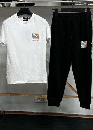 Спортивний костюм із футболкою puma р134-170