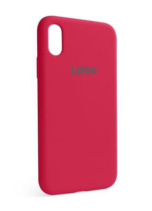 Чехол full silicone case для apple iphone x, xs pomegranate (59)