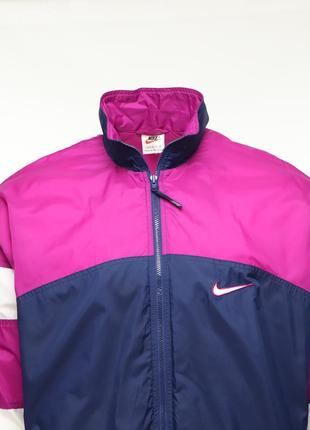 Мужская красивая ветровка nike big logo vintage оригинал [ xl ]3 фото