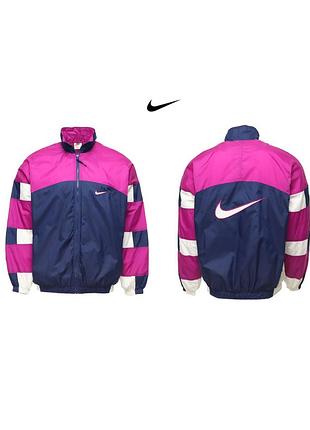 Чоловіча красива вітровка nike big logo vintage оригінал [ xl ]
