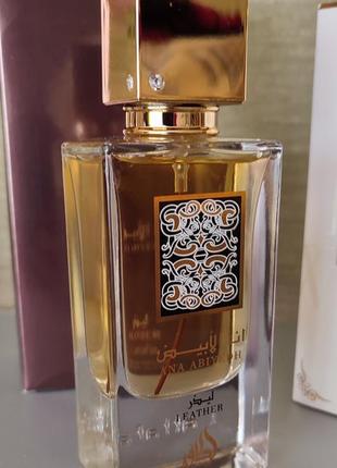 Lattafa perfumes ana abiyedh leather, 60ml2 фото