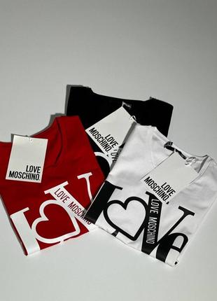 Футболка женская love moschino4 фото