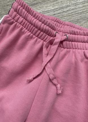 Стильные розовые спортивные штаны-джоггеры с лампасами bik bok 36/s5 фото